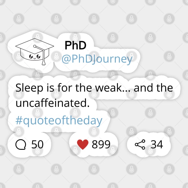 PhD funny post Sticker by Yelda